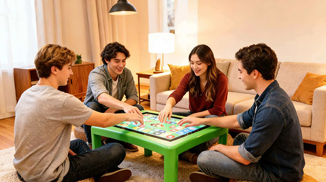 Mini display LED com escurecimento local